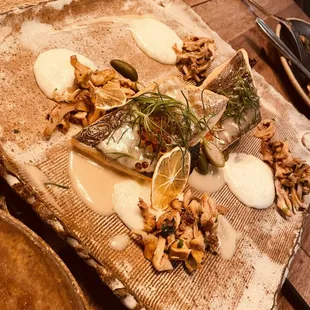 Baked trout