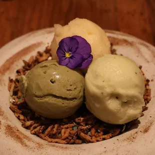Trio sorbet/gelato