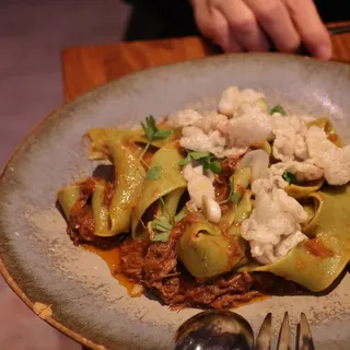 Spring Garlic Pappardelle