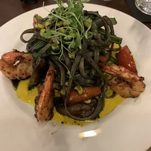 Shrimp pasta