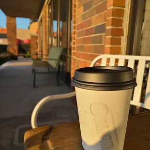 outside
