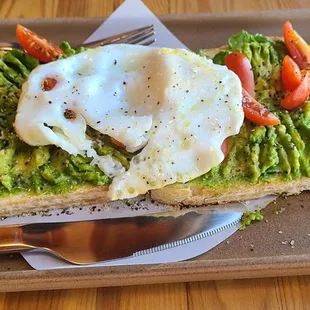 The Standard with egg