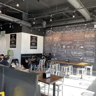 Seating area - so much good natural light