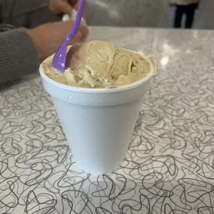 2 scoops, lots of ice cream for the price!