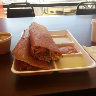 Spring Vegetable  Dosa @ Pavani  Express