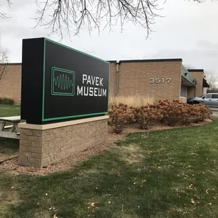 Sign outside
