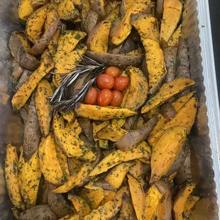 Roasted Potatoes Tray