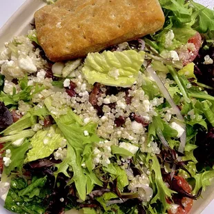 Greek Salad add Quinoa