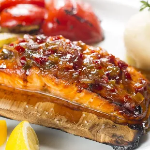 Seder Planked Salmon