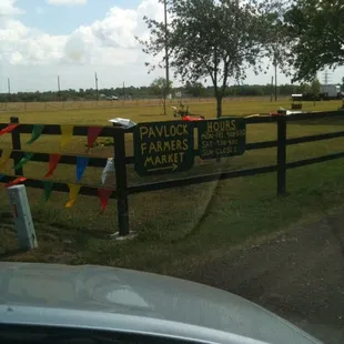 a sign for a farm