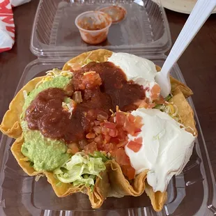 Vegetarian Tostada Supreme!