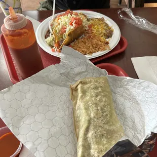 Carne asada burrito