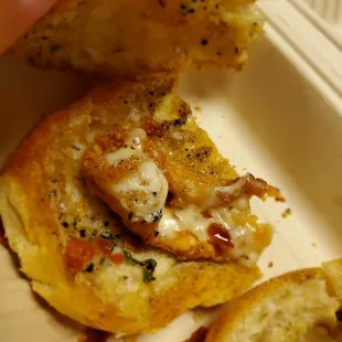 A disappointed chicken sandwich