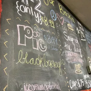 Pie special, Slaw burger special the relish used was homemade &amp; fantastic!  Generous portions &amp; excellent fries too!