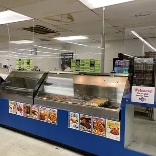 the inside of the store