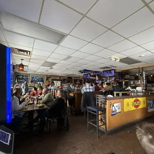 Saturday lunch crowd