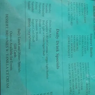 Specials