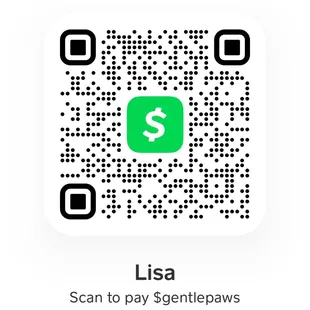 You can always make a donation through Cash App at $gentlepaws