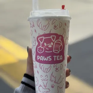 Osmanthus oolong with cheese foam