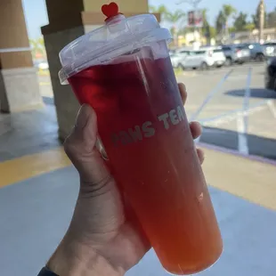 Lychee Hibiscus Oolong Tea