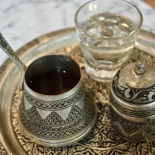 Turkish coffee ($6)