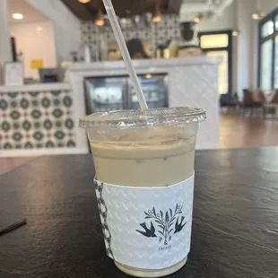 Caramel iced coffee  yum