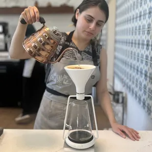 Pour over coffee