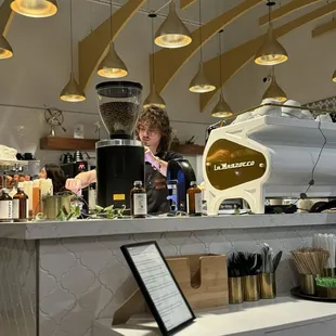 Latte was made by this barista 10/10