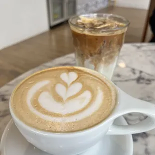 Sunshine in a cup latte