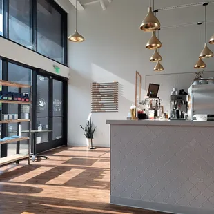 Love the different textures of this space!
