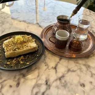 Ricotta toast &amp; Turkish coffee