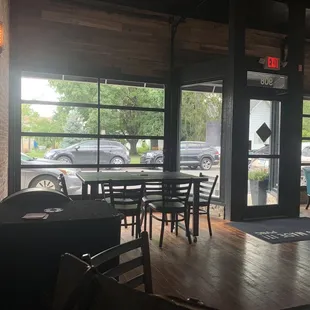 Front window Garage doors open weather permitting