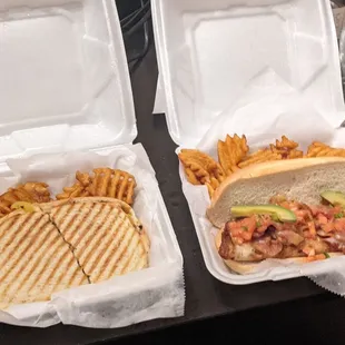 Chicken Philly Panini, Santa Fe Turkey, Waffle Fries