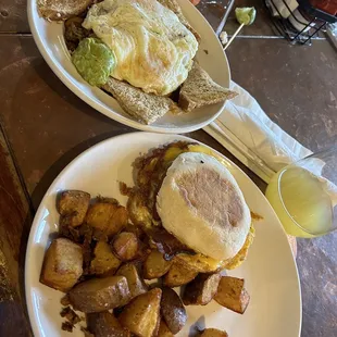 Breakfast bowl and Muffin Man