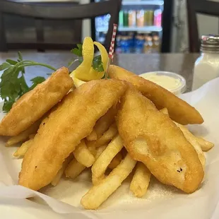 fish and chips, fish, food, seafood