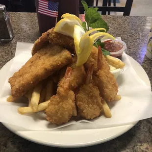 Fish, Shrimp and Chips