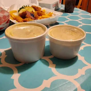 Cup of Clam Chowder