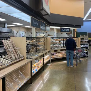 a man in a grocery store