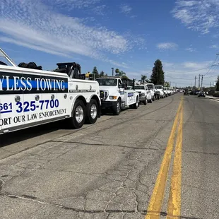 Payless Towing line up