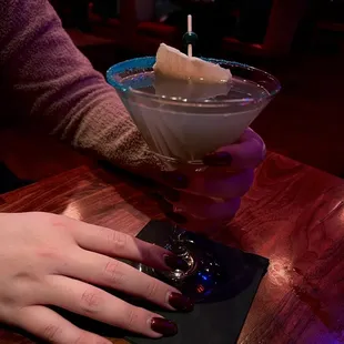 My kids Blueberry Martini.