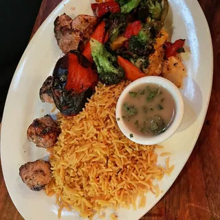 Broiled Chicken Kabob (Thigh)