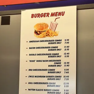 Burger options