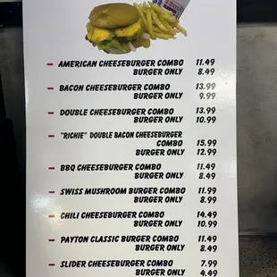 Burger Menu