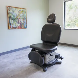 Exam room in the new Fresno office.