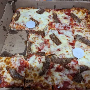pizza, food