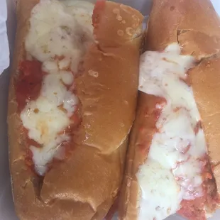 Delicious Chicken Parm Sub for lunch!