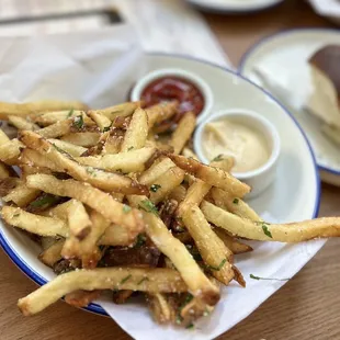 Truffle parm fries