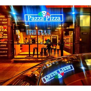 Open Late PAZZA PIZZA. (Sedgwick St/North Ave) Under Sedgwick CTA Brown/Purple Station. Delivery Pickup . Pizza/Sandwiches/Salads.Cool!