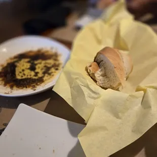 Forgot to take a picture of the bread before we scarfed it down. We ate all of it.