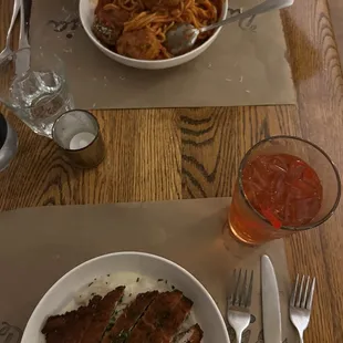 Spaghetti and Meatballs